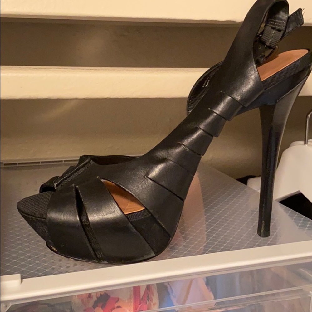 L.A.M.B. shoes genuine leather and leather soles